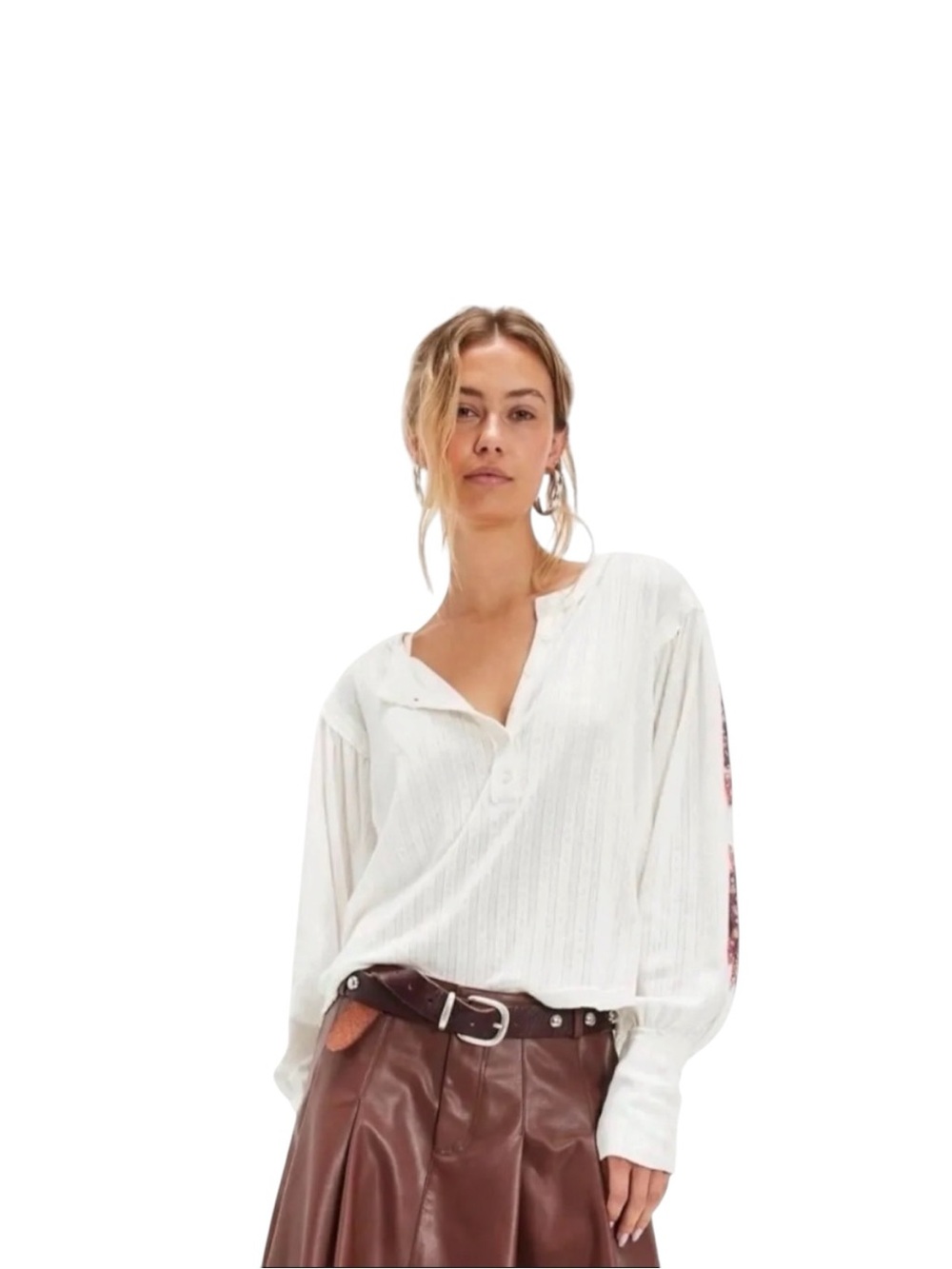 Free People Quinn Quilt Cuff SZ
L Large NWT $198